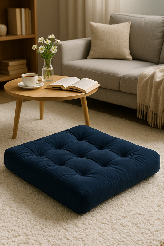 How to Bring Seasonal Mood into Your Home with Just One Floor Cushion