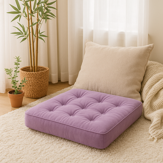 Create a Comfortable Floor-Seated Work Zone with LuziQove Floor Cushions