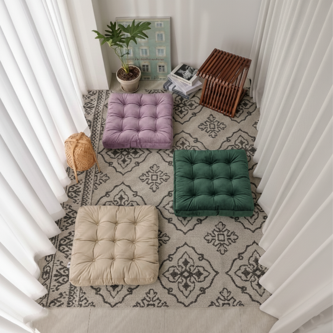 How to Create a Cozy Reading Nook With Floor Pillows
