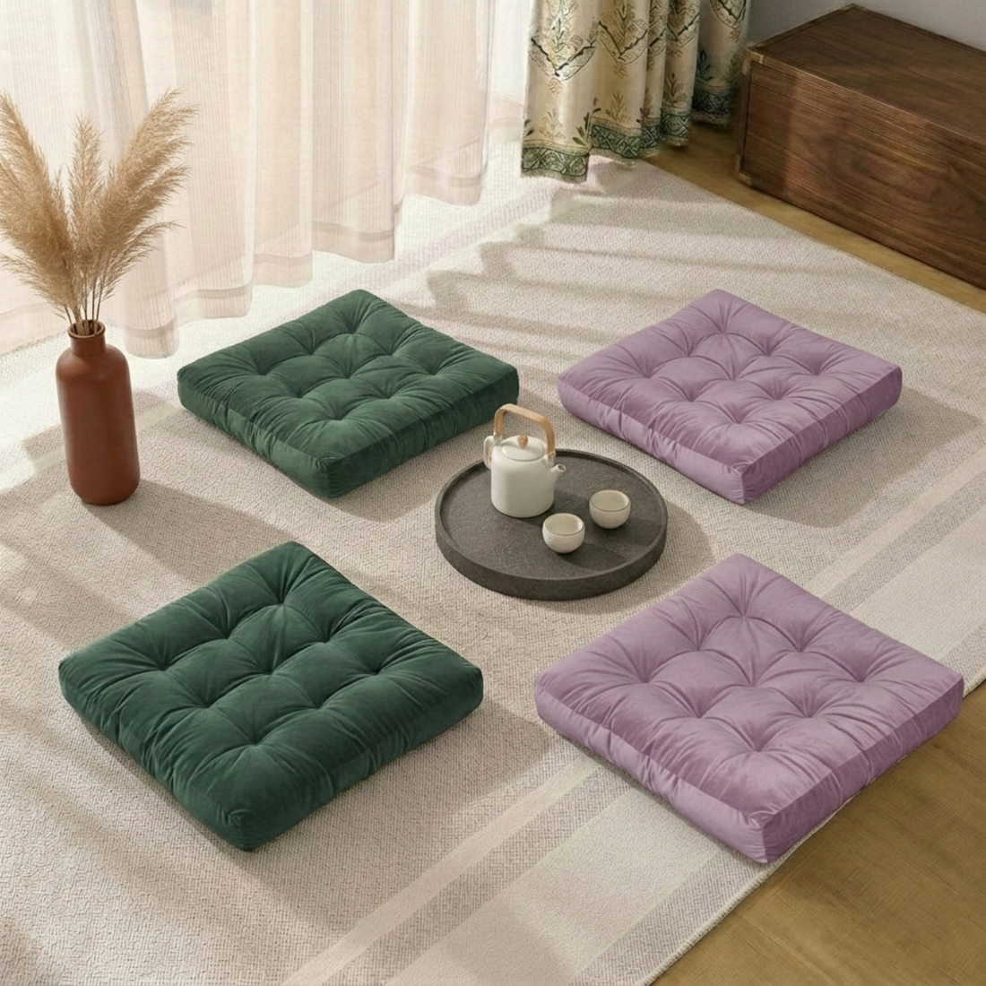 Can Floor Pillows Replace Extra Chairs for Guests?