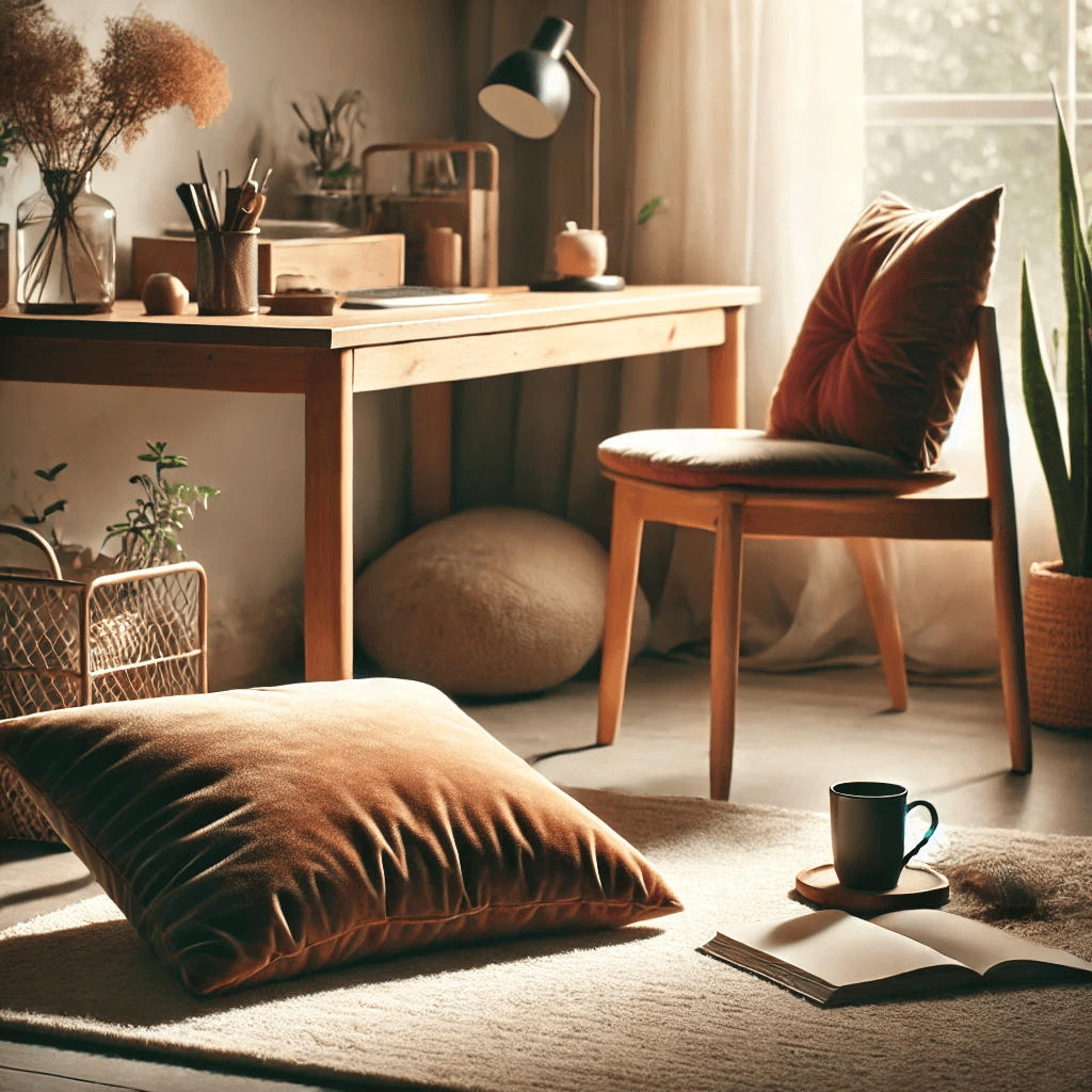 Creating a Calm Home Office with Comfort in Mind