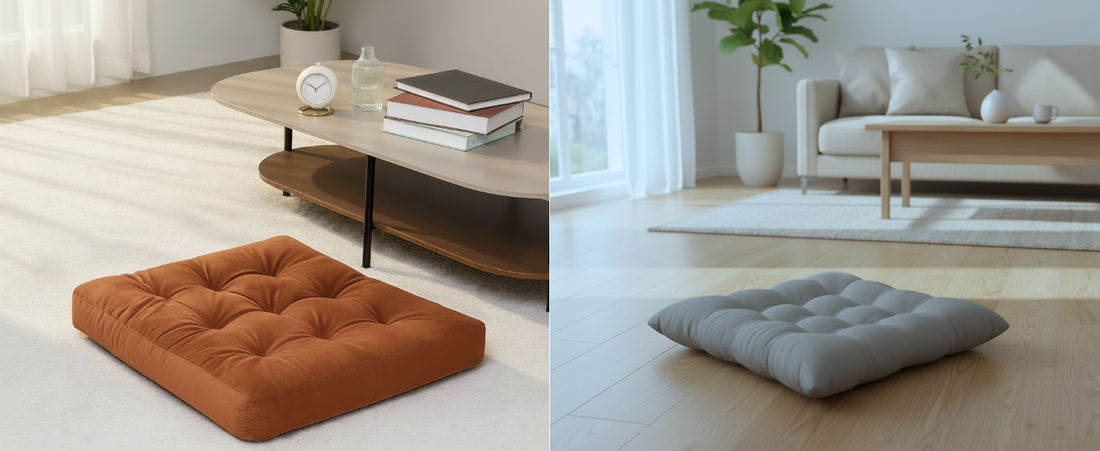 Floor Pillow vs Regular Cushion: What’s the Real Difference?