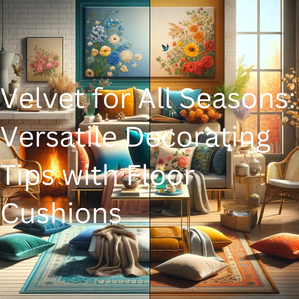 Velvet for All Seasons: Versatile Decorating Tips with Floor Cushions