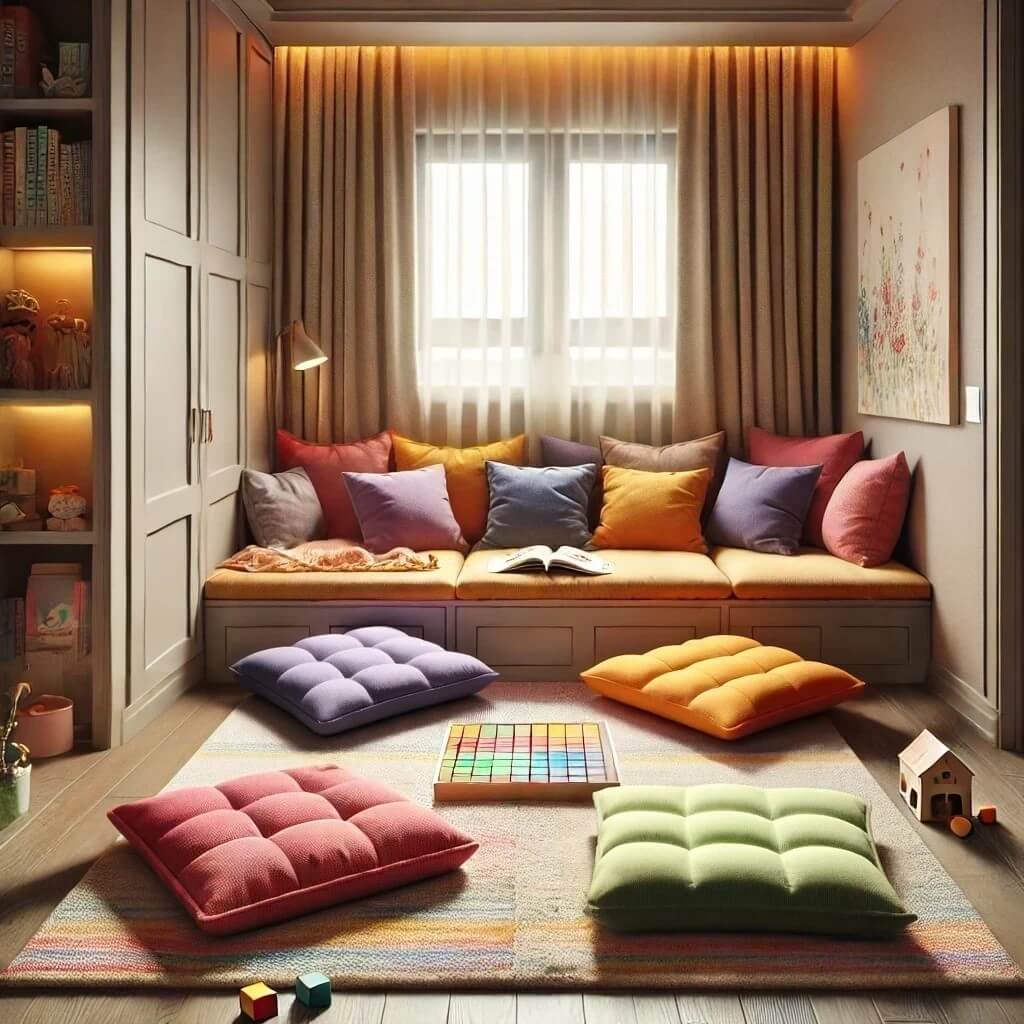 Creating a Cozy Play Area for Kids with Floor Cushions