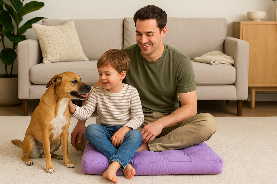 A Cozy Floor Cushion Your Dog or Cat Will Love – No Sofa Needed