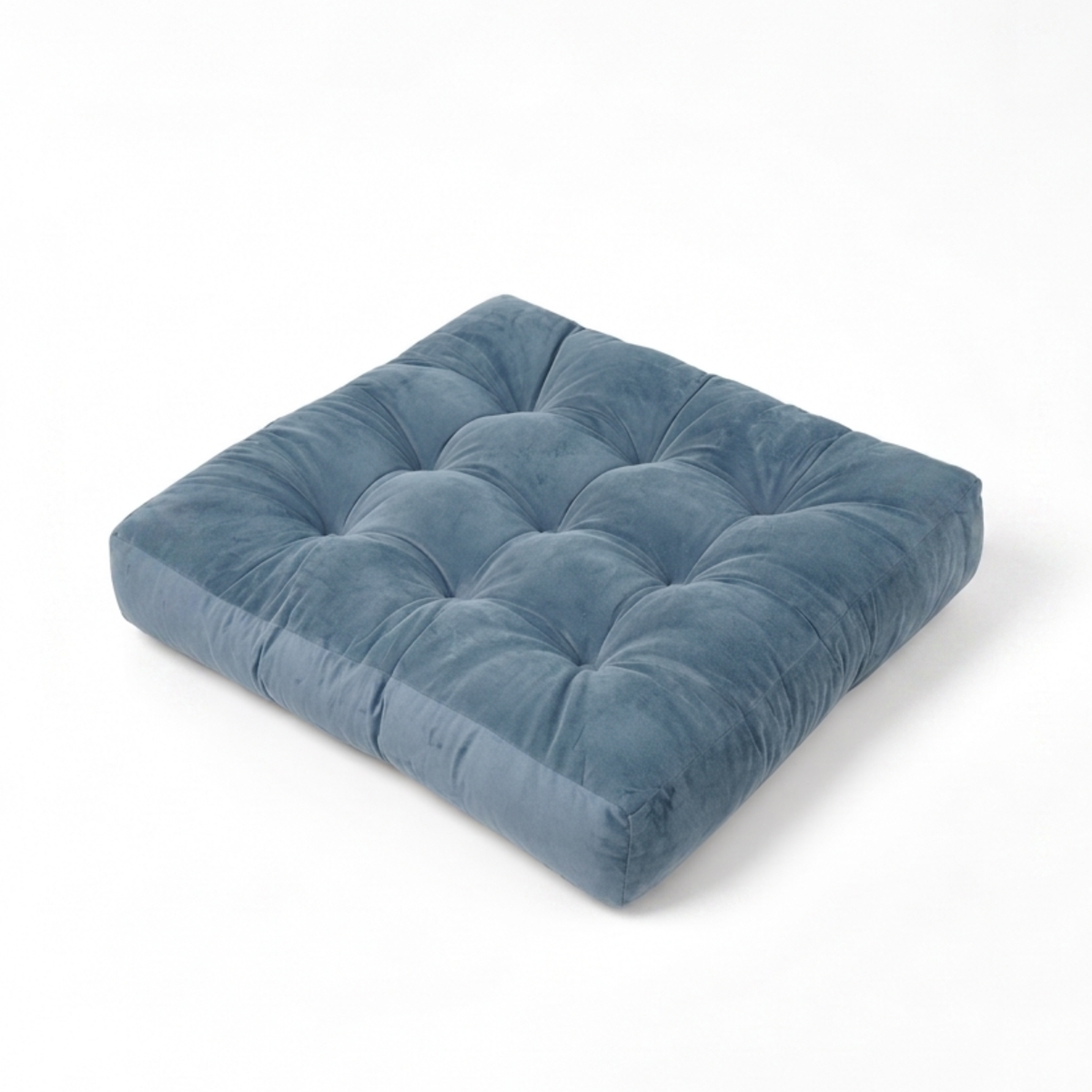 Pastel Blue Velvet Floor Pillow