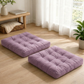 Velvet Floor Pillow Set of 2 – Lavender