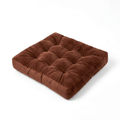 Brown Velvet Floor Pillow
