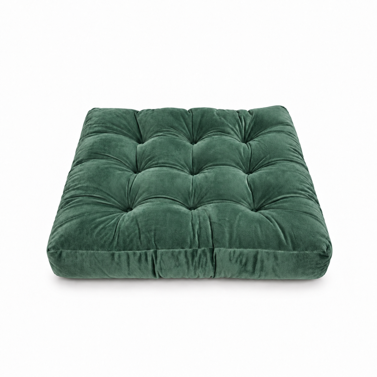 Velvet Floor Pillow Set of 2 – Green