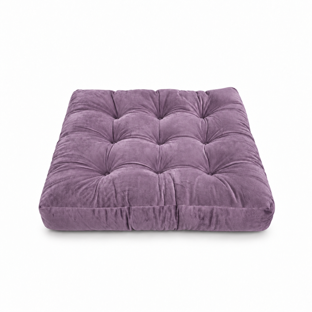 Velvet Floor Pillow Set of 2 – Lavender