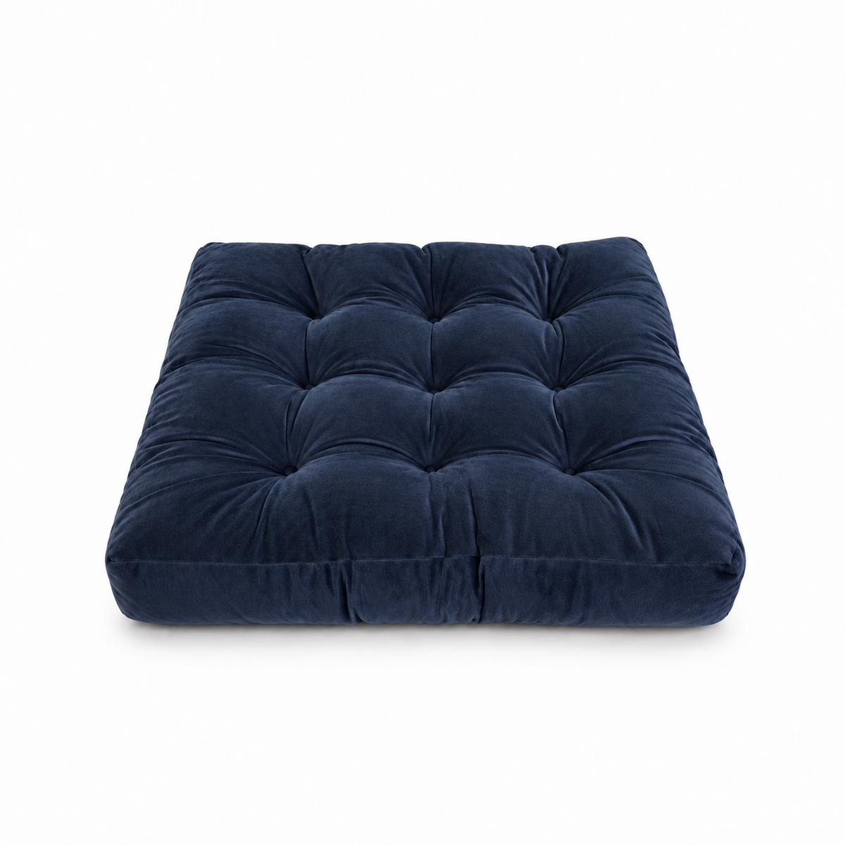 Velvet Floor Pillow Set of 2 – Navy