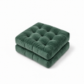Velvet Floor Pillow Set of 2 – Green