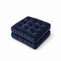 Velvet Floor Pillow Set of 2 – Navy