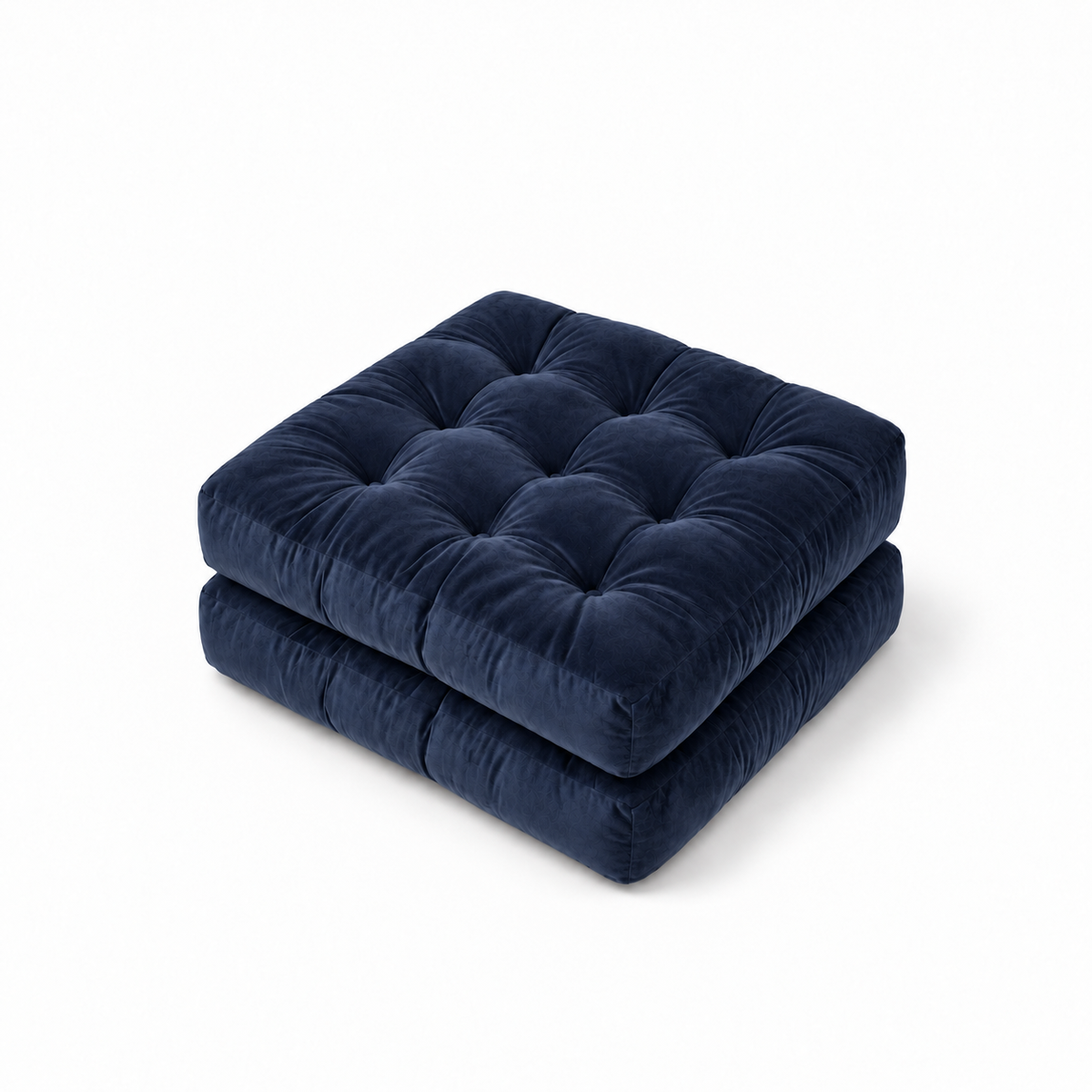 Velvet Floor Pillow Set of 2 – Navy