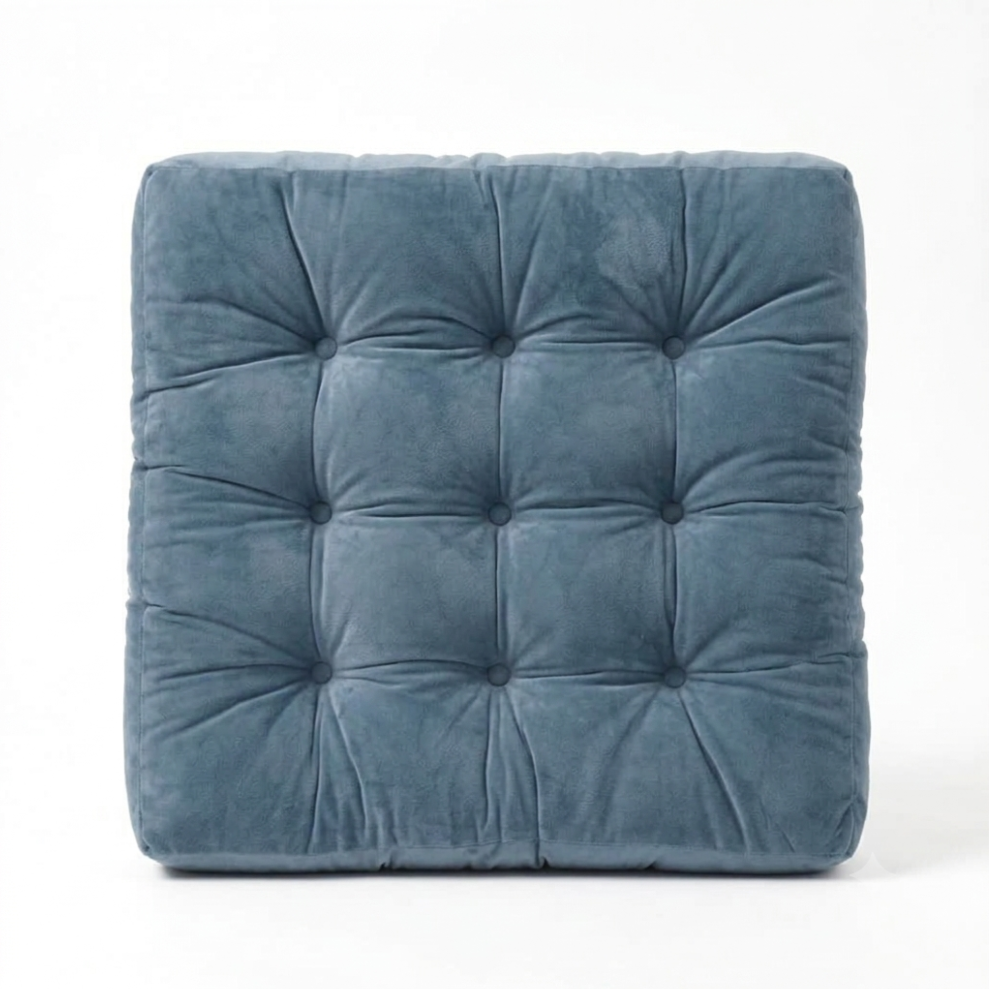Velvet Floor Pillow Set of 2 – Pastel Blue