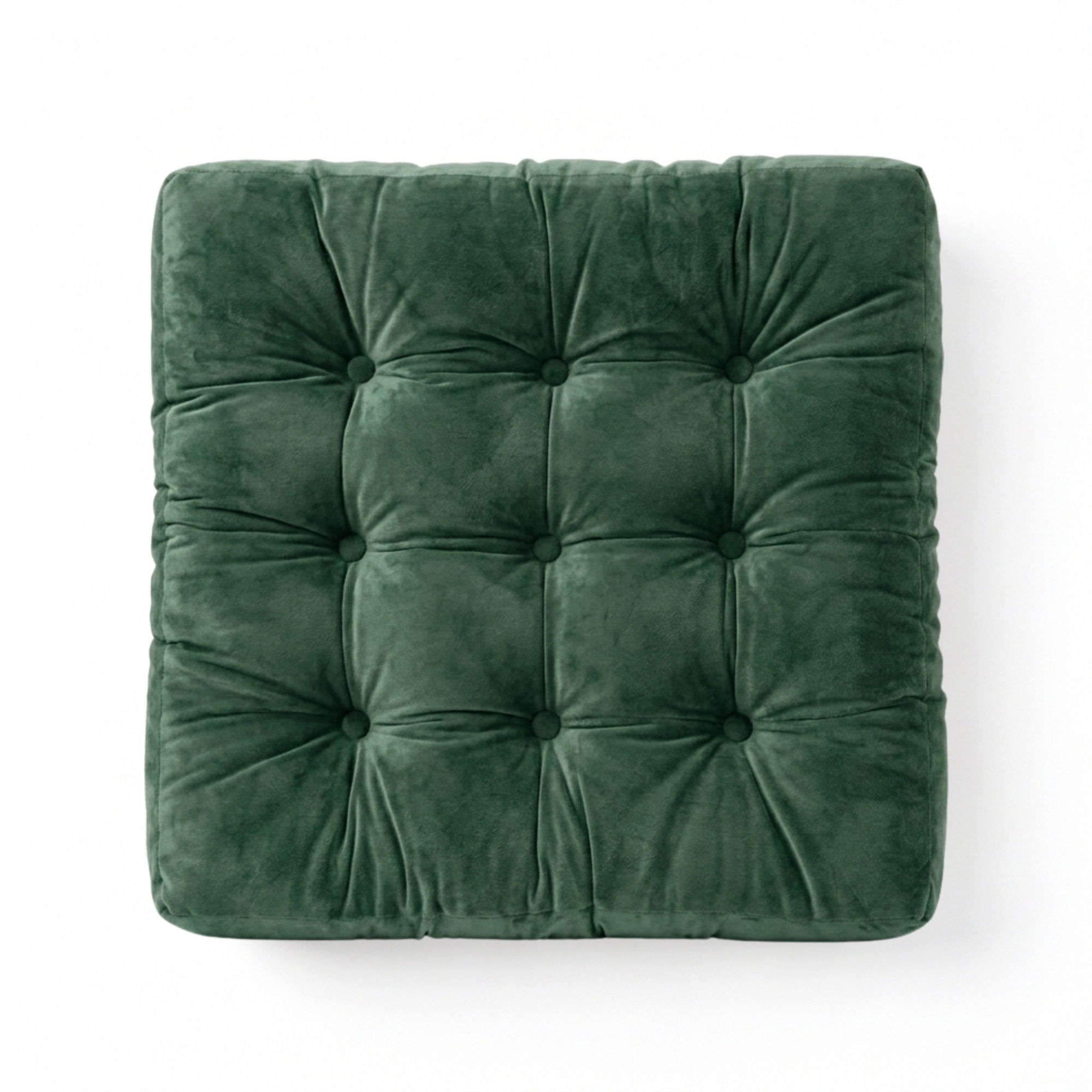 Green Velvet Floor Cushion