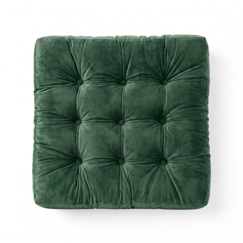 Green Velvet Floor Cushion